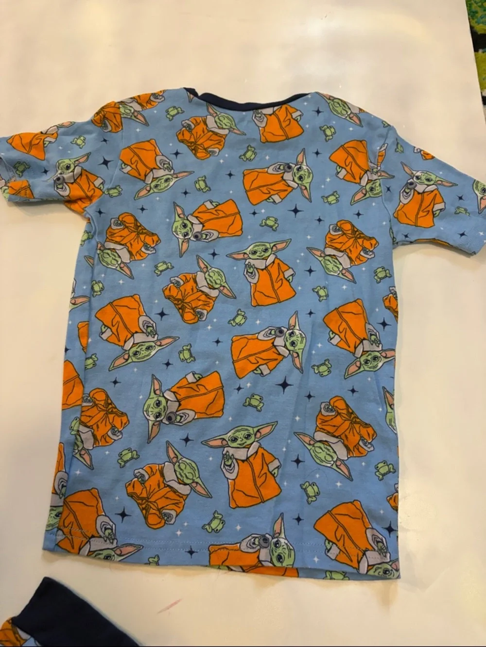 Star Wars Grogu ( Baby Yoda) Blue and Orange Kids Pajama Set